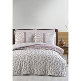 Luoca Patisca Ranforce Çift Kişilik Nevresim Takımı Embroidered - Lila - 200 x 220 cm