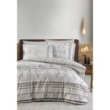 Luoca Patisca Ranforce Tek Kişilik Nevresim Takımı Depontone - Antrasit - 160 x 220 cm