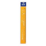 Luord-Store 805 Üniversal Yazı Şablonu 30 cm Cetvel 1 Adet