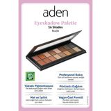 Luord-Store Aden Eyeshadow Palette 16 Shades - Göz Farı Paleti 16'lı Nude(Doğal) - Ahşap - 0 - 3 Yaş