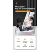 Luord - Store Lightning Girişli Iphone Uyumlu Ikili Kablosuz Yaka Mikrofonu Youtube Facebook Tiktok Vlog ( Lisinya )