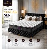 Luper Çift Kişilik Roma Couple Wick Full Ortopedik Delu x e Yaylı Yatak 90 x 190
