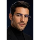 LUPİX Premium Çerçevesiz Blue Block Gözlük – Mavi Işık Filtreli Şeffaf Cam, Modern ve Hafif Tasarım