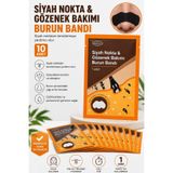 LUPİX Siyah Nokta & Gözenek Bakımı Burun Bandı – 10 Adet | Derinlemesine Temizleyici Burun Bandı