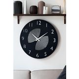 LUPOKRAFT Dekoratif Bohem Ahşap Aludra Duvar Saati 48 Cm