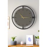 LUPOKRAFT Modern Tasarım Dekoratif Duvar Saati, Sessiz Akar Mekanizma, Renk Seçenekli Minimalist Ahşap Saati