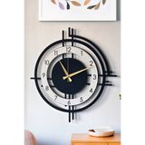 LUPOKRAFT Şık ve Modern Duvar Saati - 48cm Büyük Boy, 3 Farklı Renk Seçeneği -