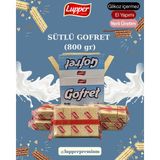 Lupper Sütlü Gofret (800 Gr)