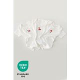 Luppinos Forest 3lü %100 Pamuk Nakışlı Bebek Body Set