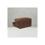 Luqa Leather Hakiki Deri El Yapımı Erkek Bakım Çantası - Vintage Dopp Kit