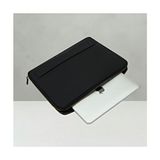 LUQA Leather Premium Hakiki Deri 14 Inç Laptop Kılıfı - Şık & Ince Tasarım - Siyah
