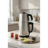Lura Çay Makinesi ve Kettle Çelik 1736 - İnox