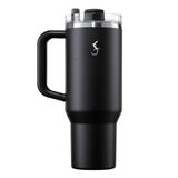 Lurch 240978 Big Cup 1.2 lt Mat Siyah Paslanmaz Çelik Termos