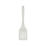 Lurch - Platin Silikon Delikli Spatula 32,5 Cm Açık Gri - Yanmaz, Yapışmaz, Bükülmez, Çizmez, Tat Ve Koku Bırakmaz - 240003