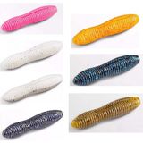 Lurefans Kaneka Larva 43MM 1,5gr 9 Pcs, Silikon Yem - Color 10#