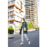 lurex moda Kadın Oversize Kot Ceket