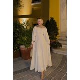 lurex moda Prenses Model Keten Elbise
