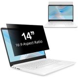 LUSA DESIGN Dizüstü Gizlilik Ekranı 14 Inç 16:9 Aspect Çıkarılabilir Parlama Önleyici Mavi Işık Filtresi Koruyucu, 14 inç Bilgisayar Monitörü Gizlilik Kalkanı laptop için
