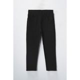 Lusana 8332 6-10 Yaş Erkek Beli Lastikli Siyah Okul Pantolonu