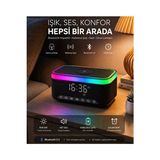 Lusenne Alarm Saatli Radyo: Jedel Çok Fonksiyonlu Masa Saati ve Bluetooth Hoparlör