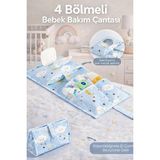 Lusenne Bebek Bakım Çantası: Mavi Seyahat - Pratik ve Şık Organizer