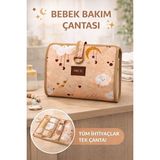 Lusenne Bebek Bakım Çantası: Pratik Seyahat Bebek Alt Bakım Çantası, Organizer ve Hafif Tasarım