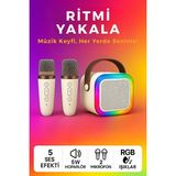 Lusenne Bluetooth Hoparlör: Mikrofonlu Karaoke ve , Rgb Işıklı ve Efektli Ses Bombası