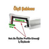 Lusenne Çamaşır Kurutmalık: Alüminyum Balkon Askısı, Parlak Gri, 6x2.5 cm - 6 x 2,5 cm