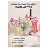 Lusenne Çamaşır Kurutmalık: Duvara Yapışan Katlanır Askı - Yer Tasarruflu Çamaşır Kurutma Çözümü