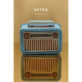 Lusenne Dekoratif Obje ve Biblo: Turkuaz Retro Dekoratif Radyo ile Ev ve Ofis Şıklığı