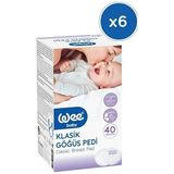 Lusenne Göğüs Pedi ve Koruyucu: Klasik Göğüs Pedi, 6X40’LI Paket ile Günlük Koruma ve Destek