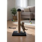 Lusenne Kedi Tırmalaması: Dikey Jüt/sisal Ipli Tırmalama Tahtası 85CM Karışık Renkler