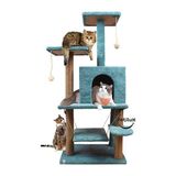 Lusenne Kedi Tırmalaması: Oyun ve Dinlenme Alanı: Salıncaklı Yuvalı Kedi Evi ve Platformu