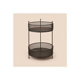 Lusenne Makyaj & Takı Organizeri: Iki Katlı Siyah Fileli Organizer - 28X20 cm