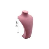 Lusenne Makyaj & Takı Organizeri: Pembe Renkli Elisa Kolye Mankeni Takı Standı