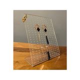 Lusenne Makyaj & Takı Organizeri: Pratik Şeffaf Takı ve Küpe Standı, 18X13CM