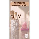Lusenne Makyaj & Takı Organizeri: Saten Dokulu Fiyonk Detaylı Fırçalık ve Organizer
