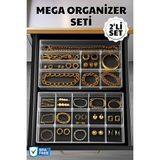 Lusenne Makyaj & Takı Organizeri: Şeffaf Çok Gözlü Takı ve Hobi Organizeri