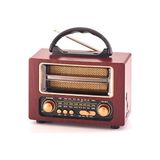 Lusenne Nostaljik Radyo: Eskitme Tarzında Şarjlı Bluetooth Radyo ve Hoparlör Seti