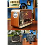 Lusenne Nostaljik Radyo: Retro Bluetooth Radyo ve Fenerli Mp3 Çalar: Şık ve Işlevsel Tasarım