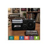 Lusenne Nostaljik Radyo: Retro Kaset Çalar ve Bluetooth Hoparlör, Çok Fonksiyonlu Müzik Cihazı
