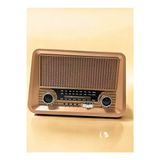 Lusenne Nostaljik Radyo: Retro Tasarımlı Şarjlı Fm, Sw ve Tf Kartlı Radyo
