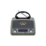 Lusenne Nostaljik Radyo: Şarjlı 3 Band Radyo ve Mp3 Çalar ile Çok Fonksiyonlu Kullanım