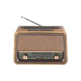 Lusenne Nostaljik Radyo: Taşınabilir Nostaljik Müzik Kutusu Bluetooth ve USB ile Çalışır