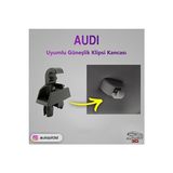 Lusenne Oto Güneşlik Perde: Audi Uyumlu Güneşlik Klipsi ve Kancası, Kolay Montajlı Tasarım
