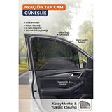 Lusenne Oto Güneşlik Perde: Ön Yan Cam Güneşlik Perdesi ile Iç Mekanı Serin Tutun