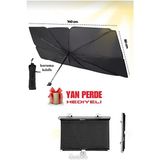 Lusenne Oto Güneşlik Perde: Tüm Araçlar Için Katlanabilir Güneşlik Şemsiye, Esnek ve Gölgelik