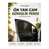Lusenne Oto Güneşlik Perde: Yan Yan Cam Güneşlik Seti, Emzirme ve Uv Koruma Özelliği ile