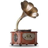Lusenne Pikap & Gramofon: Vintage Pikap ve Bluetooth Plak Çalar ile Nostaljik Ses Deneyimi