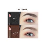 Lush Studio Ipli Kaş Modelleme Kalemi Siyah Ve Kahve 2 Li Microblading Için Şablon Kalemi Suya Dayanıklı